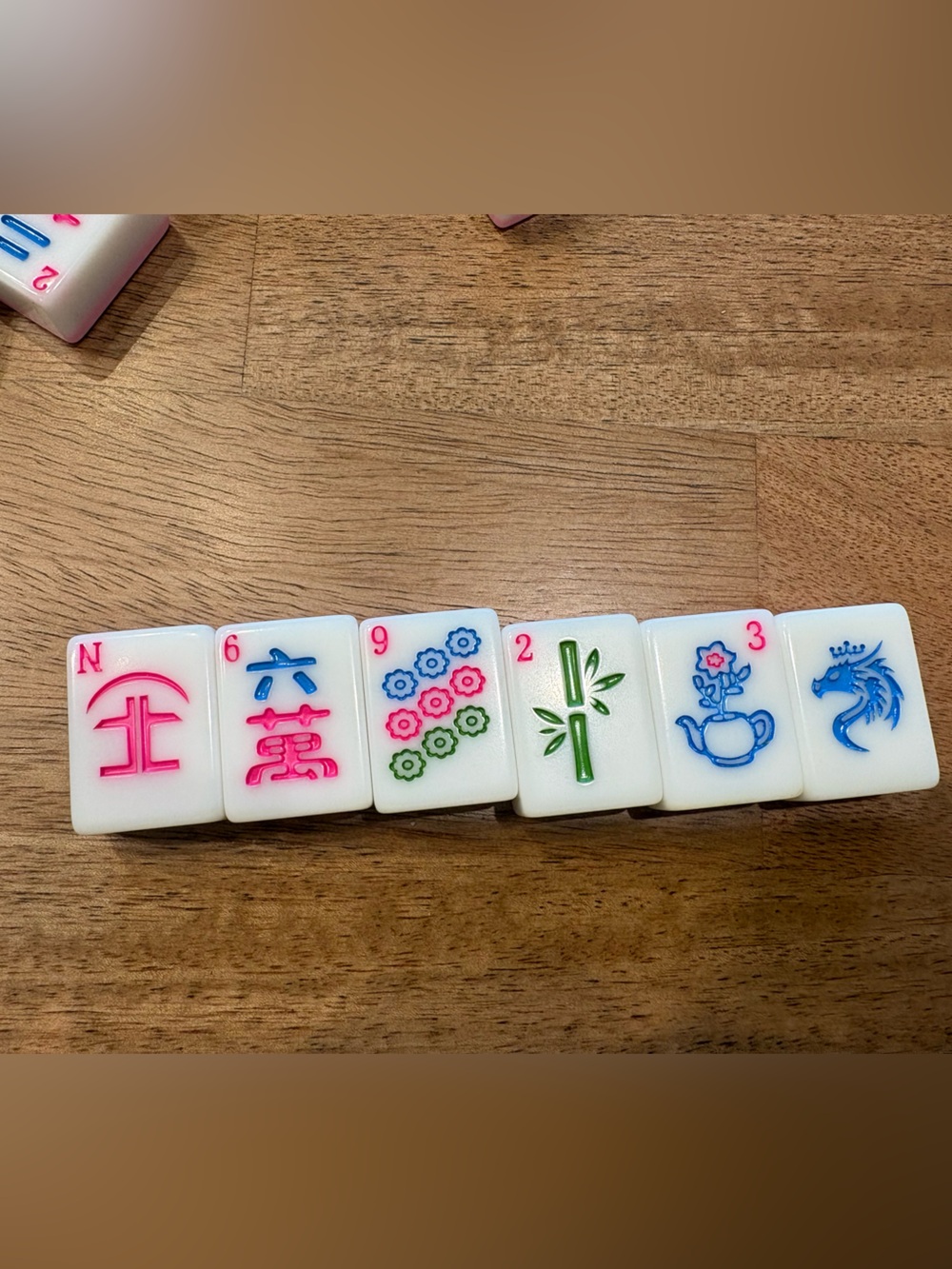 American Mahjong Tile Set with Mat Bag and Tile Pusher Bag - Picture 3 of 9